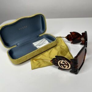❌SOLD❌ Gucci Havana Oversized Fashion Sunglasses
